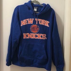 Blue and Orange Knicks hoodie